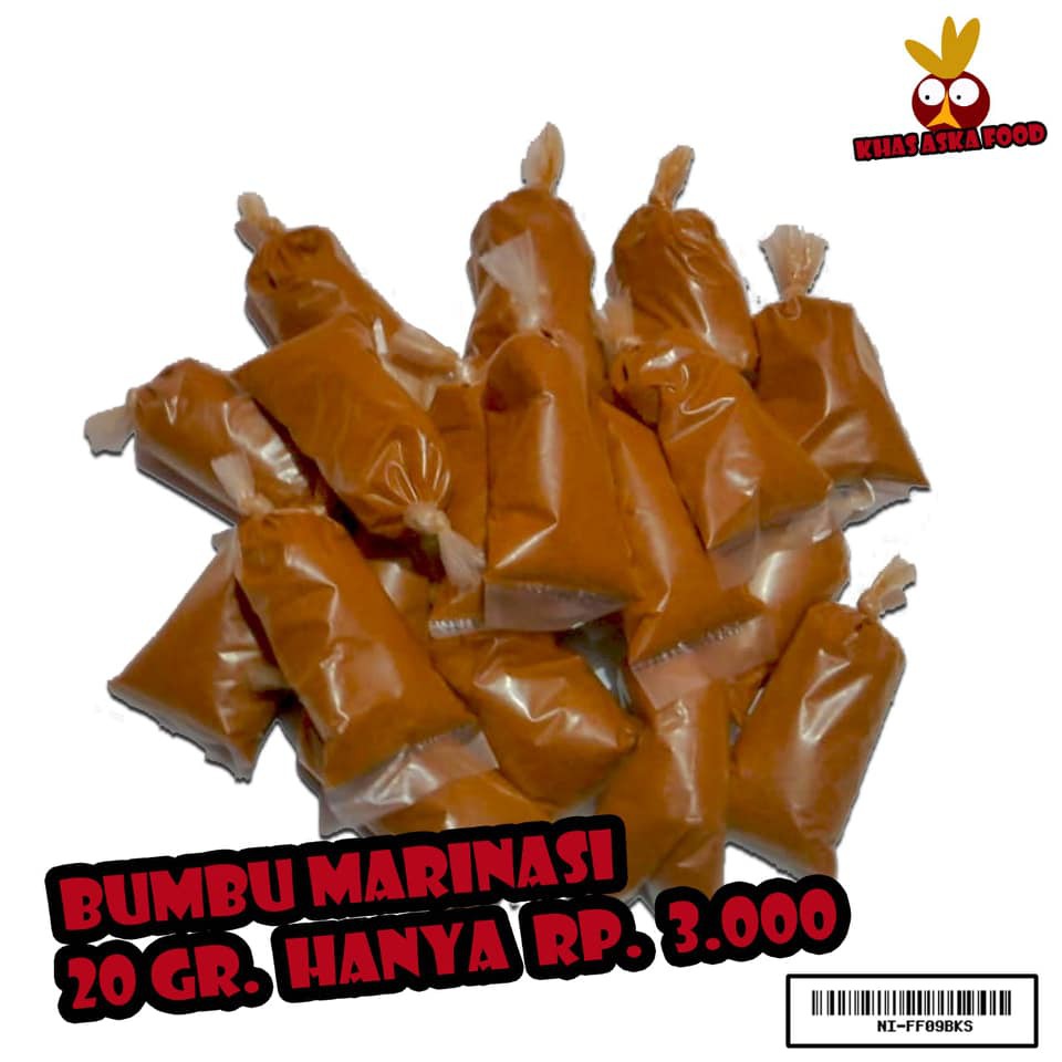 

Bumbu Marinasi Ayam Fried chicken Khas Aska Food 20gr