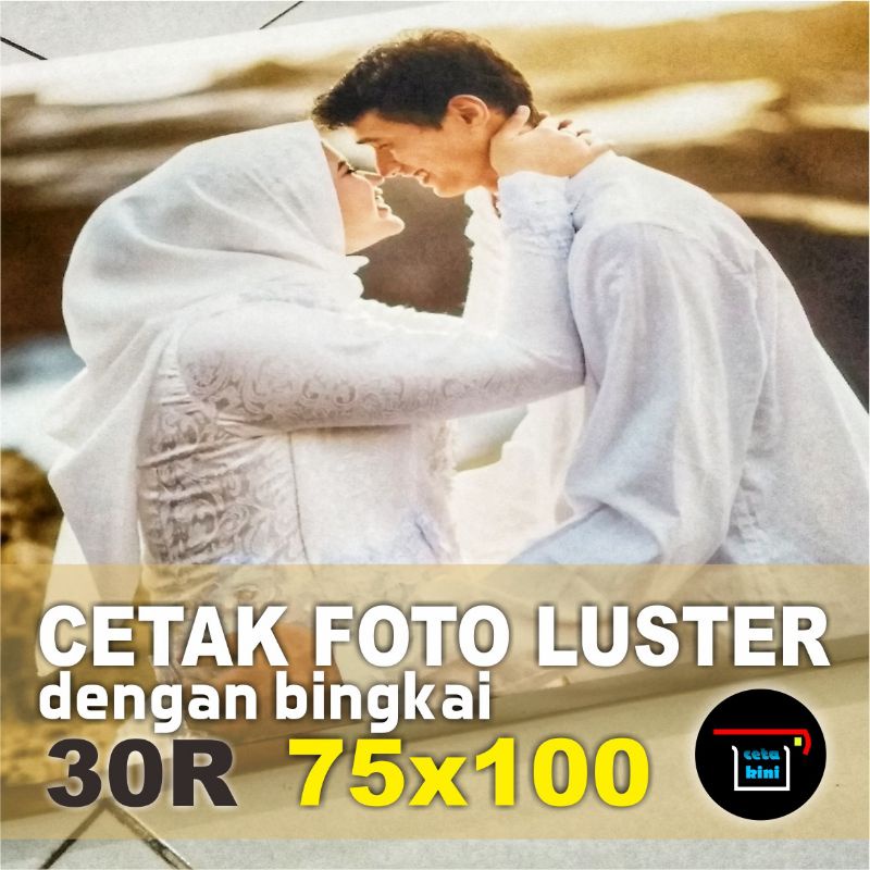 Cetak Foto Photo Luster 30R Bingkai