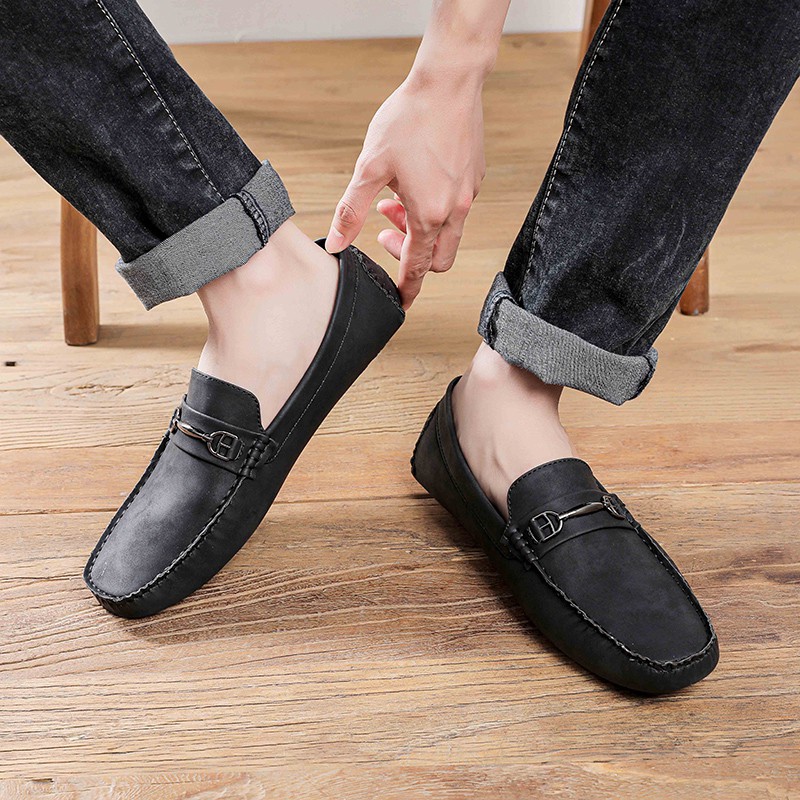 Sepatu Pria Kasual Loafers Sepatu Formal Sepatu Kerja Terbaru Terkini Sepatu Fashion Kuliah Bagus