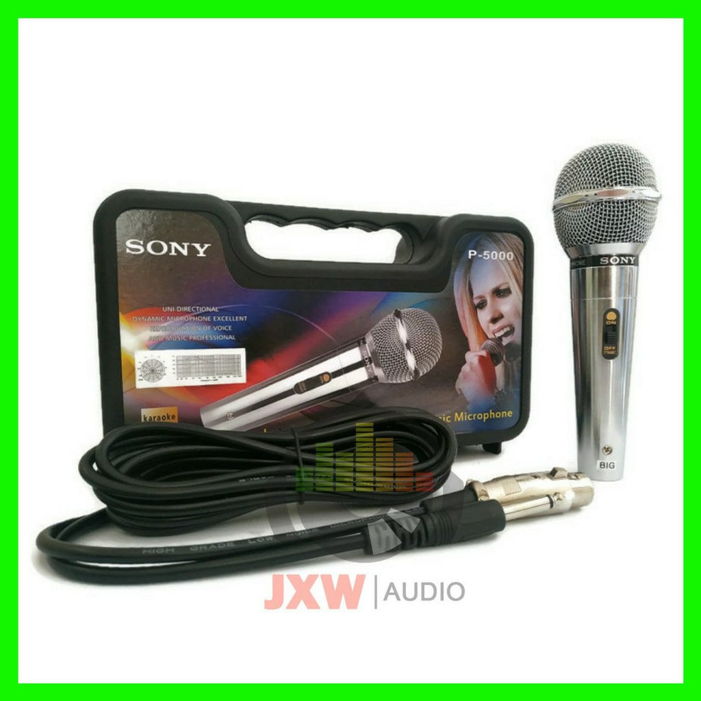 MIC KABEL SONY P 5000 / MICROPHONE SONY KABEL P-5000 / MIC SONY P 5000 / P5000