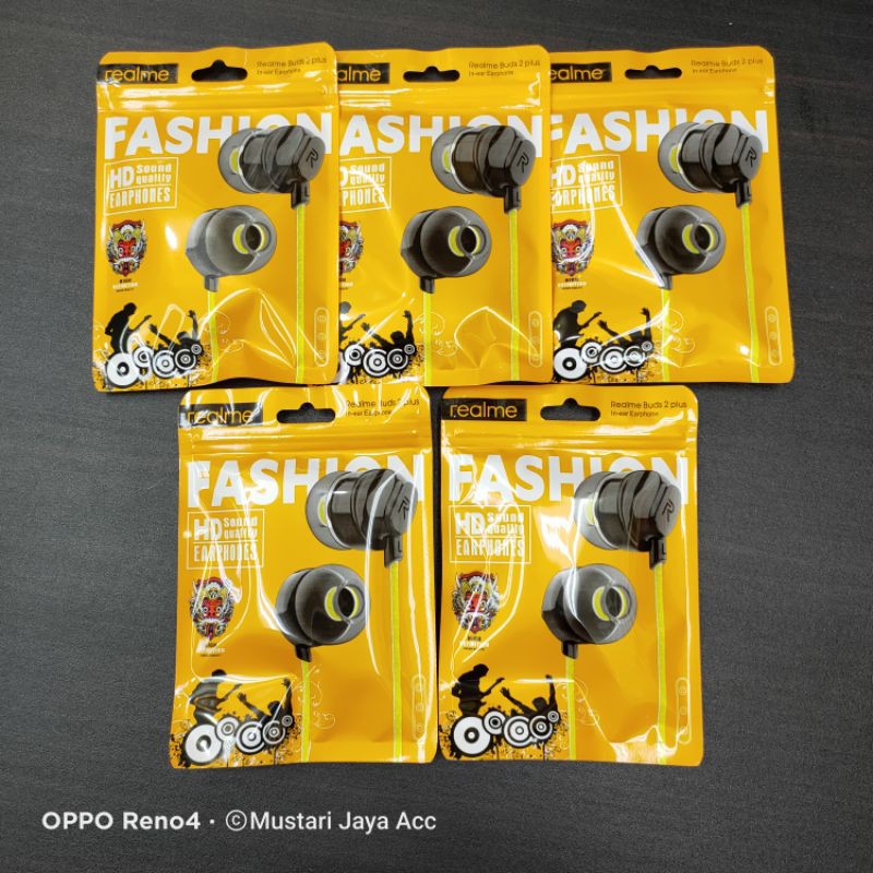 HEADSET REALME BUDS 002+ EXTRA BASS HD QUALITY SOUND KUALITAS SUARA MANTAP