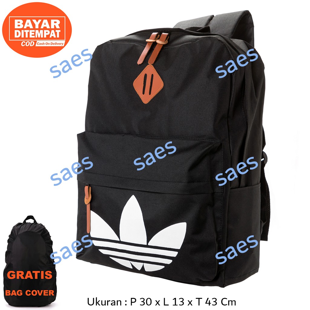 Tas Ransel Pria Samba + Rain Cover / Bag Cover saes ( Foto Asli ) Murah