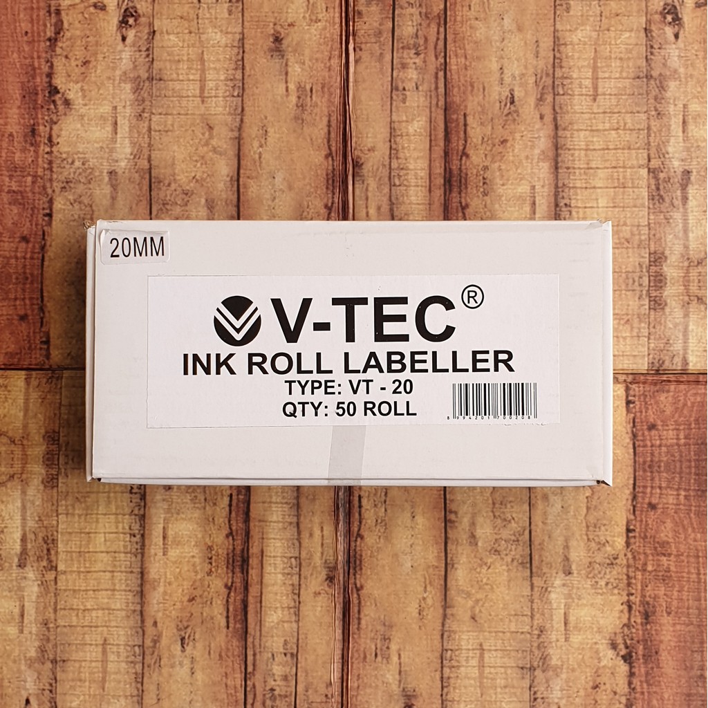 Ink Roll Labeller for 1 Line Labeller V-Tec VT 20 - Tinta Alat Label Harga