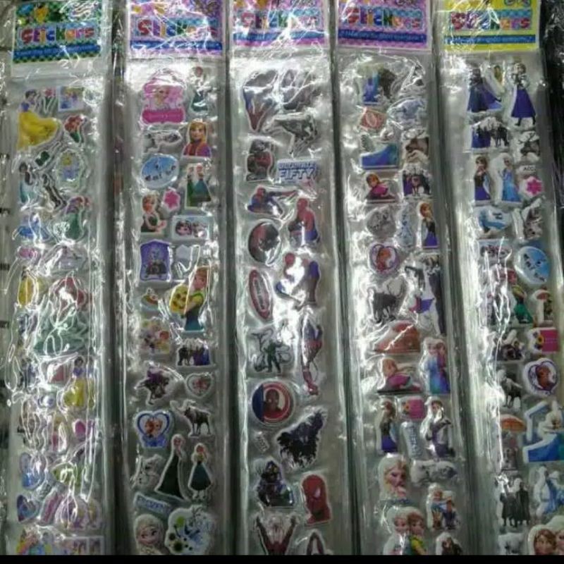 

STICKER ANAK RANDOM UKURAN 35 X 5 CM TIMBUL LUCU UNIK TEMPELAN MURAH MAINAN MURAH JAJANAN RECEH