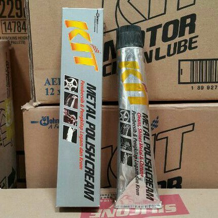 PEMBERSIH PENGKILAP LOGAM DAN KROM KIT METAL POLISH 50 GR