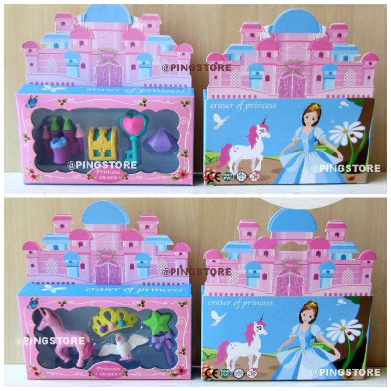

Eraser or Penghapus Puzzle Lucu Princess 1Set