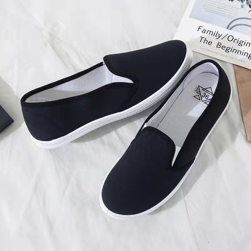 Free BOX Sepatu Flat Shoes Slip On Wanita Import model Sling Back terbaru kekinian termurah NSF888