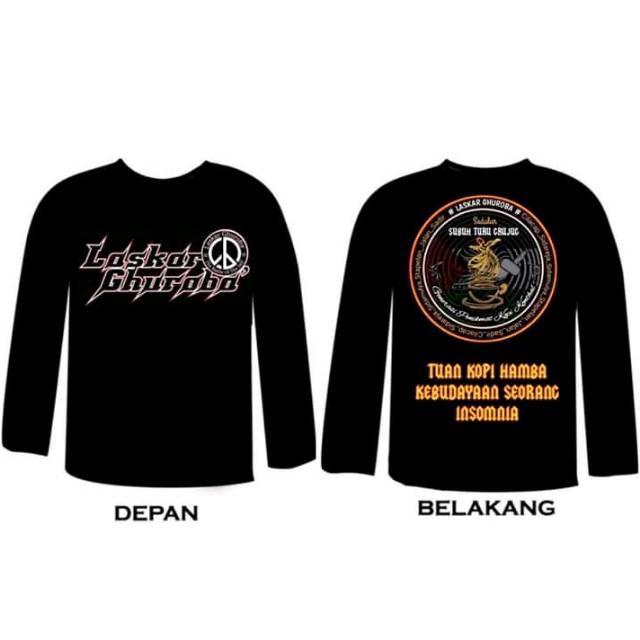 Kaos Laskar Ghuroba Lengan Panjang