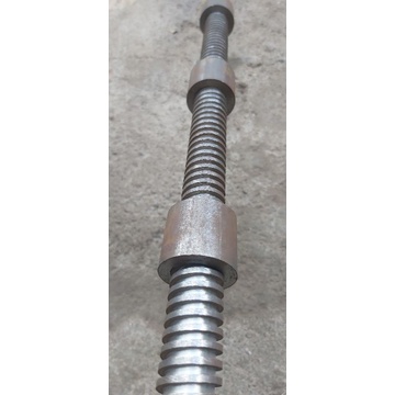 As Drat Ulir Kotak 25mm Panjang 100cm Plus 6 Mur As Drat 1inch