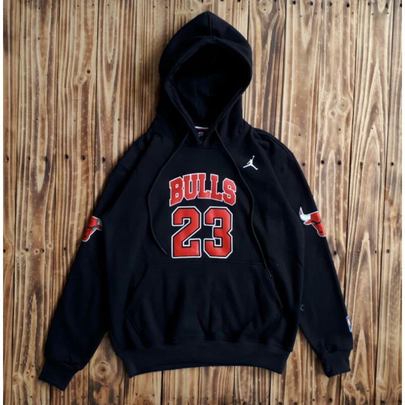 sweater hoodie Jordan 23 hitam realpic