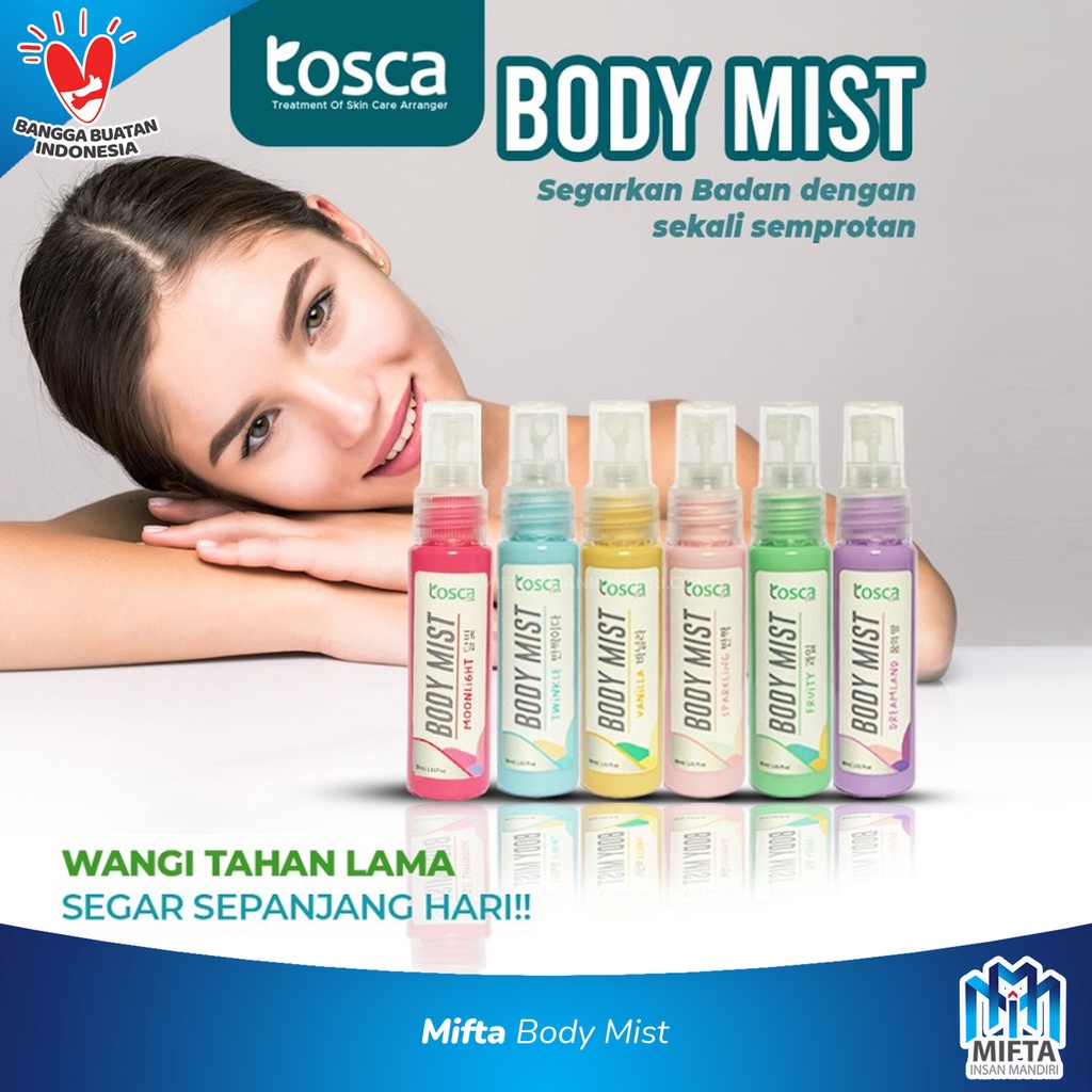 BODY MIST TOSCA 30ML / PARFUM BADAN TOSCA 30ML / TOSCA BODY COLOGNE