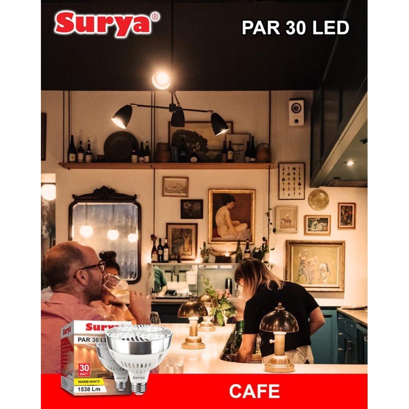 PAR 30 LED Warm White 20w/ 30w Surya