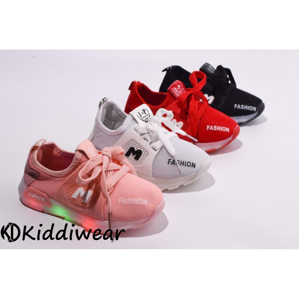 (Kiddiwear) Sepatu anak Led MBK29