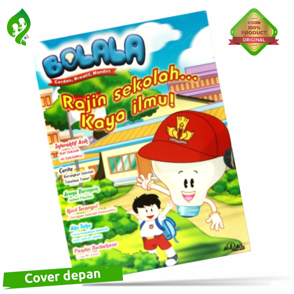 CD Interaktif Bolala Rajin Sekolah.. Kaya Ilmu Original Akal Interaktif Garansi 1 Tahun