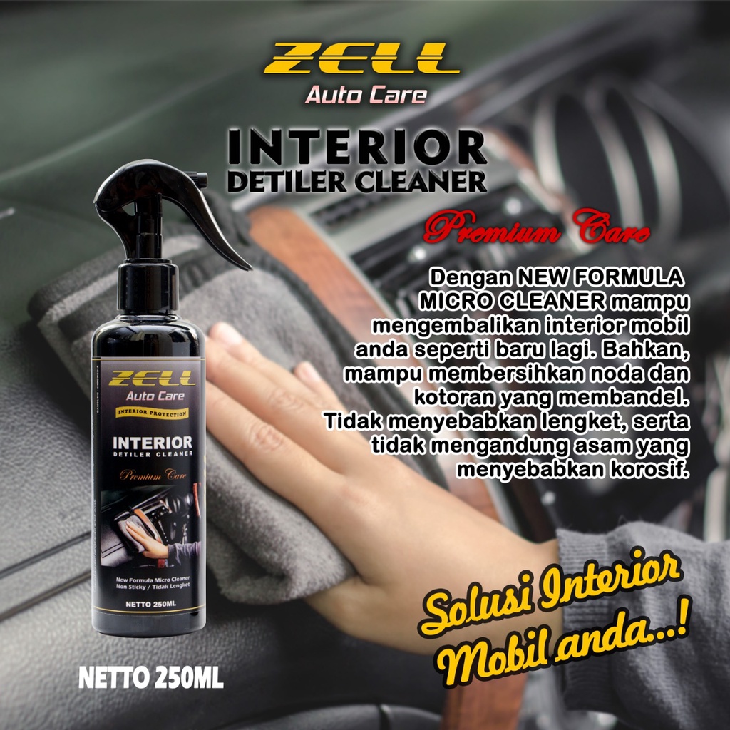 interior cleaner cairan pembersih jok door trim plafon kain fabric sofa mobil