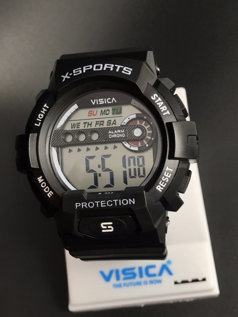 Jam Tangan Merk Visica Sport Digital Led Lighting Anti Air