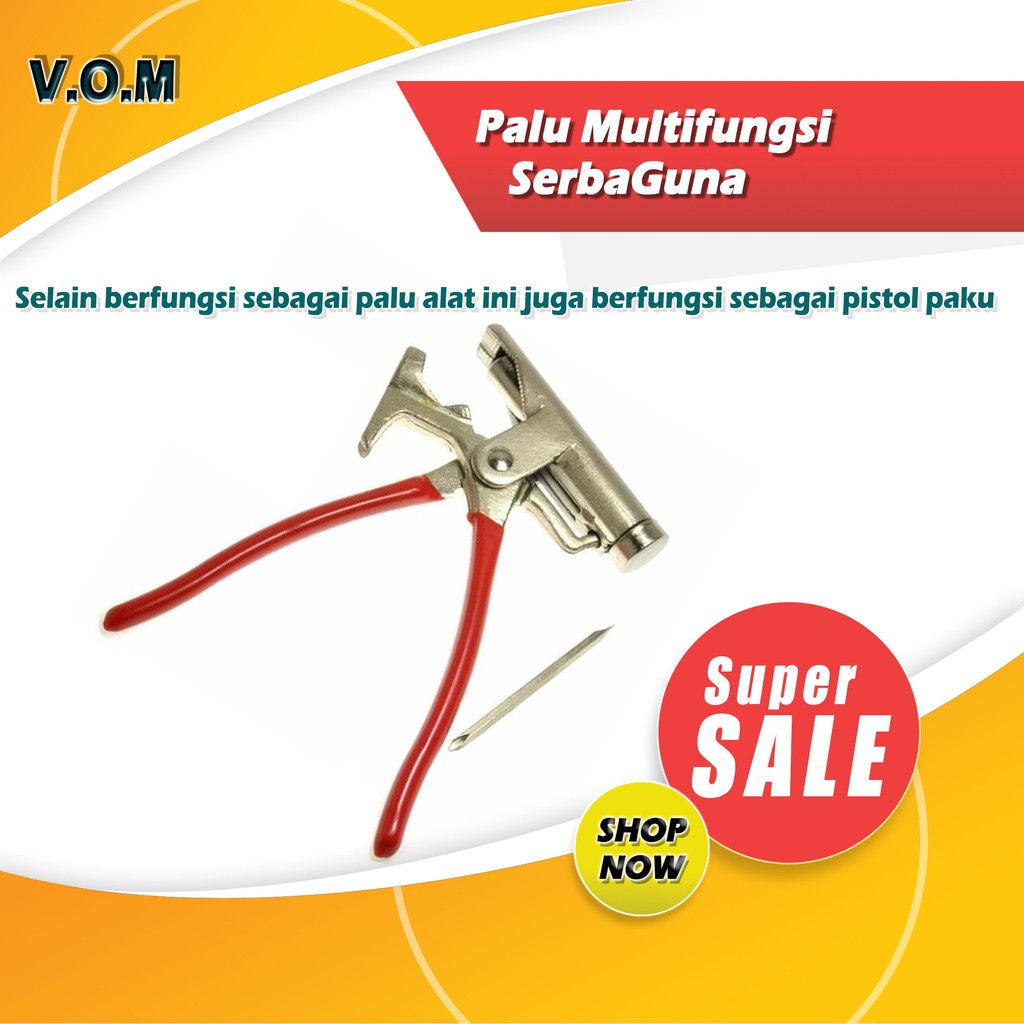 VOM-Palu Multifungsi SerbaGuna - Prime Hammer 10 in 1 0511