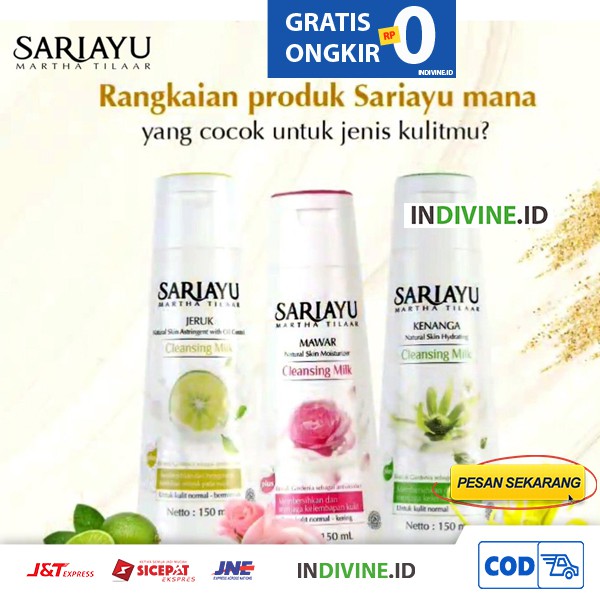 Sariayu Milk Cleanser 150ml Cleansing Milk Susu Pembersih