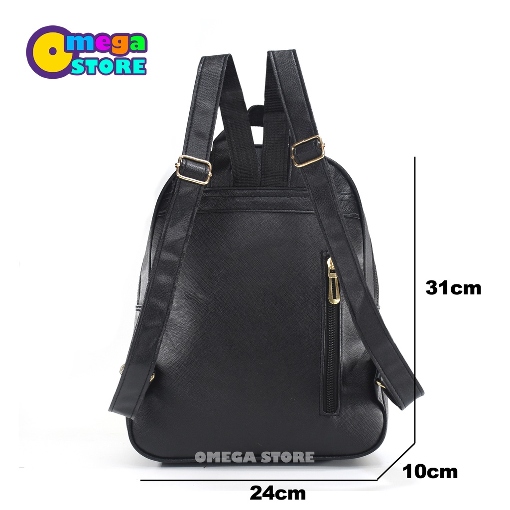 Tas Ransel Wanita Trendy Backpack Fashion Korea 3 in 1 Bahan Premium Tas Sekolah Perempuan Women Bag - 209