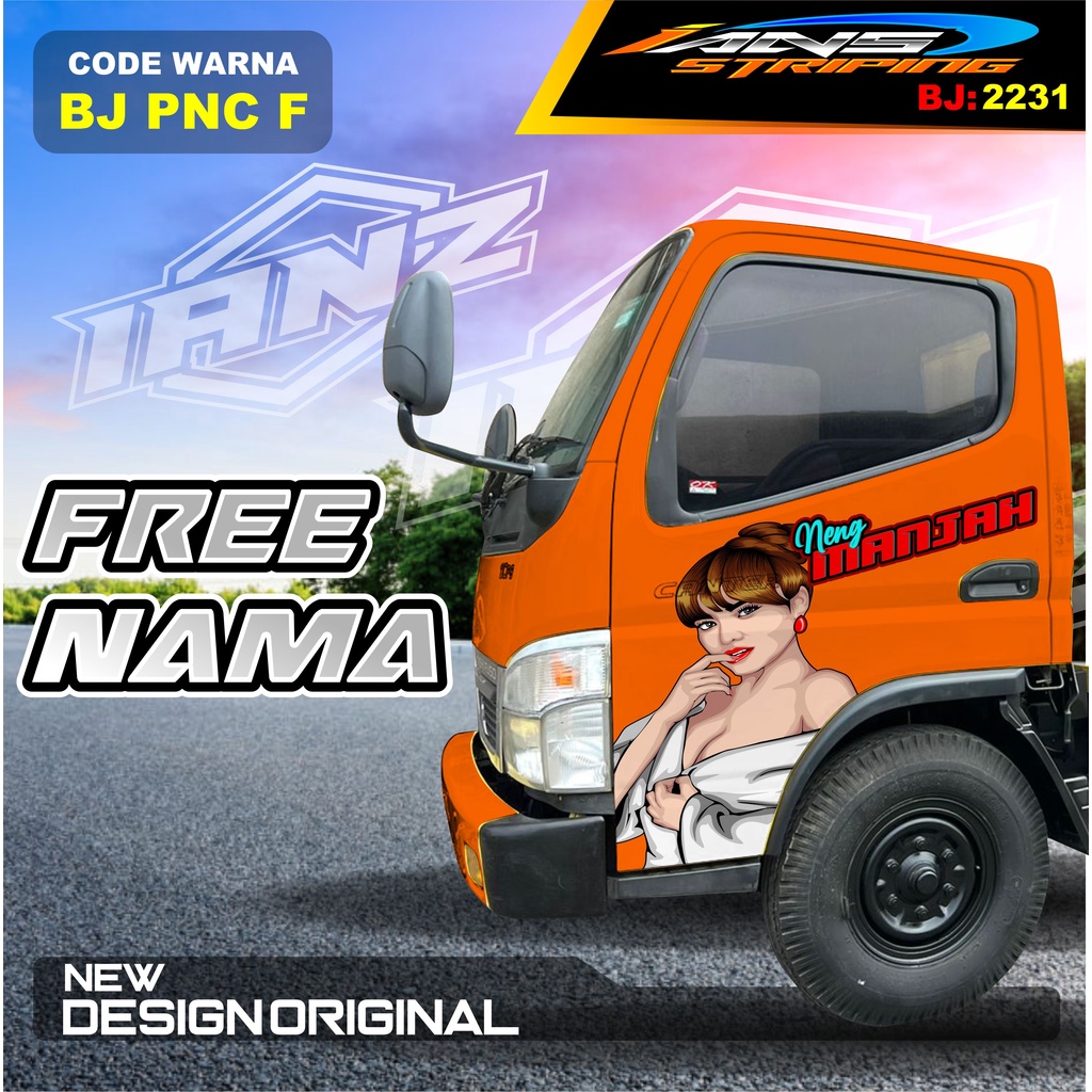 DECAL STICKER PINTU TRUK FUSO RAGASA / DECAL PINTU DUMTRUK  / STIKER MOBIL TRUK / STIKER PINTU TRUK KEREN