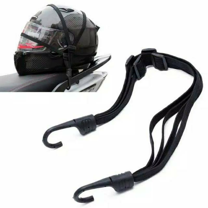 COD Jaring Helm Motor Tali Dengan 2 Kait Pengikat Jog Helm kualitas bagus