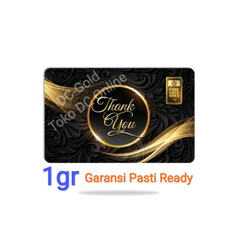 Logam Mulia Emas Antam 1 gram Thank You Terima Kasih GIFT Series