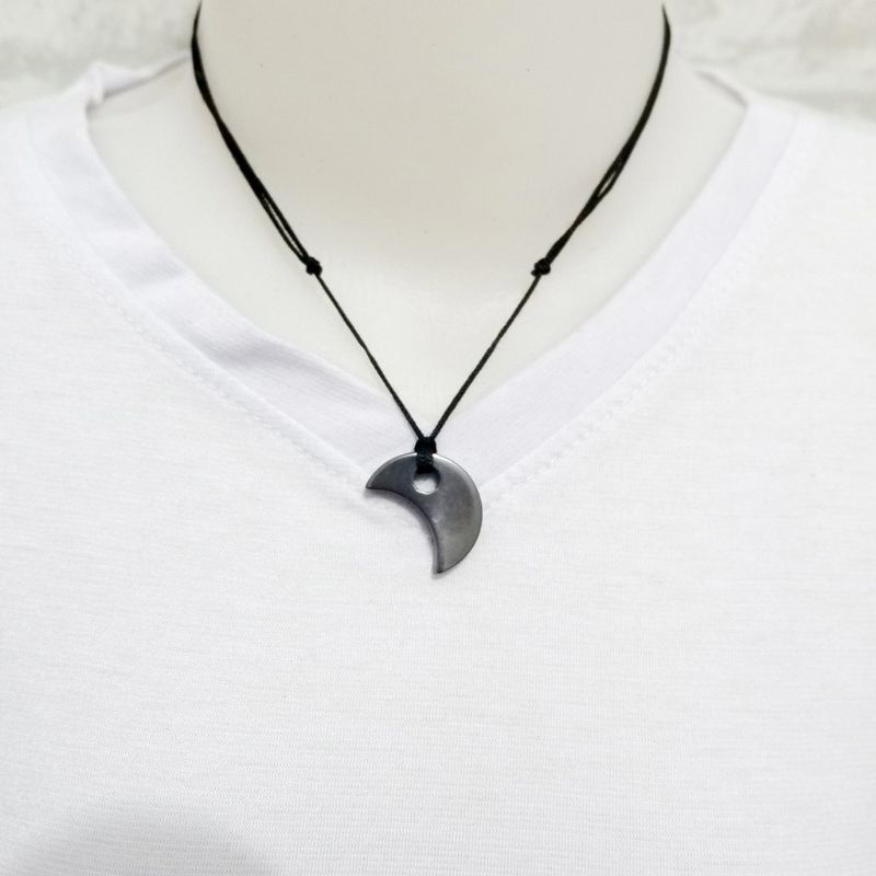 Kalung Fashion Tali Bandul Liontin Halfmoon / Liontin Bulan