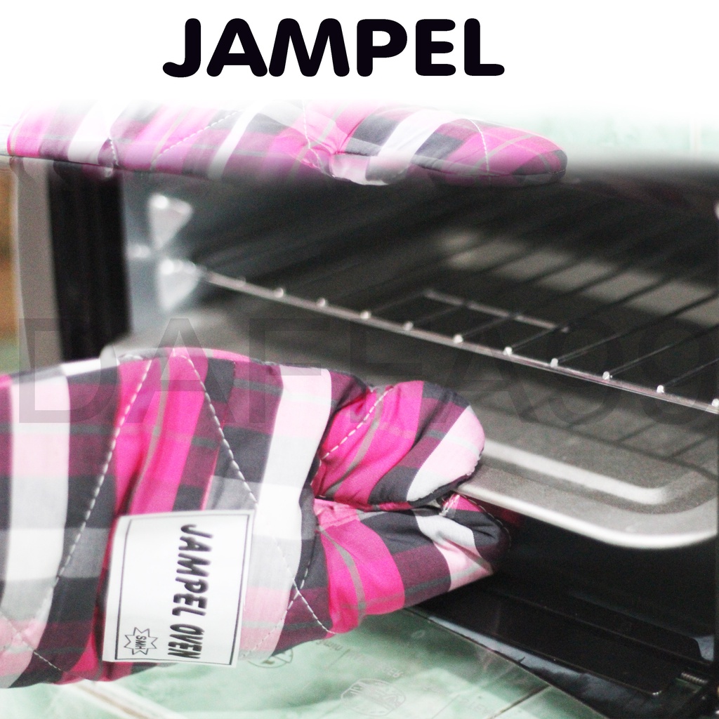 Jampel Panci Set 2 Pcs Penahan Panas Pelindung Tangan Saat Masak - jampel 2pcs