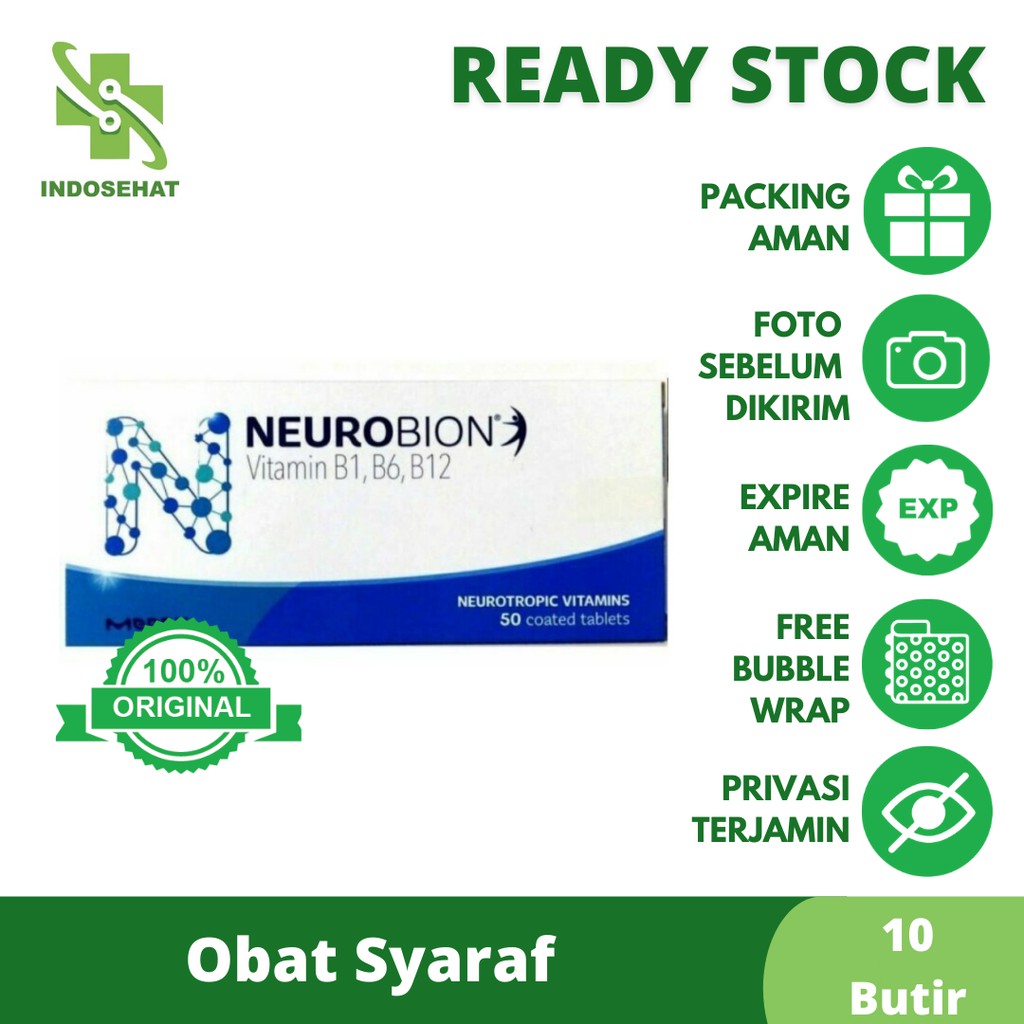 Neurobion 1000 mg (Harga Per Strip @ 10 Tablet)