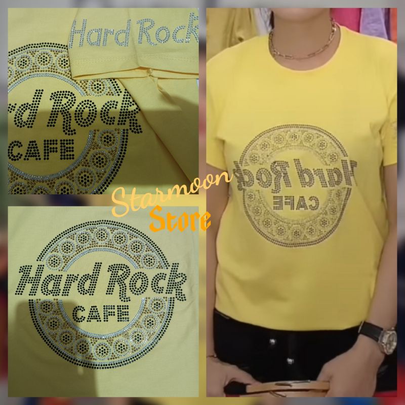 Kaos Wanita Hard Rock Cafe Import Berkualitas