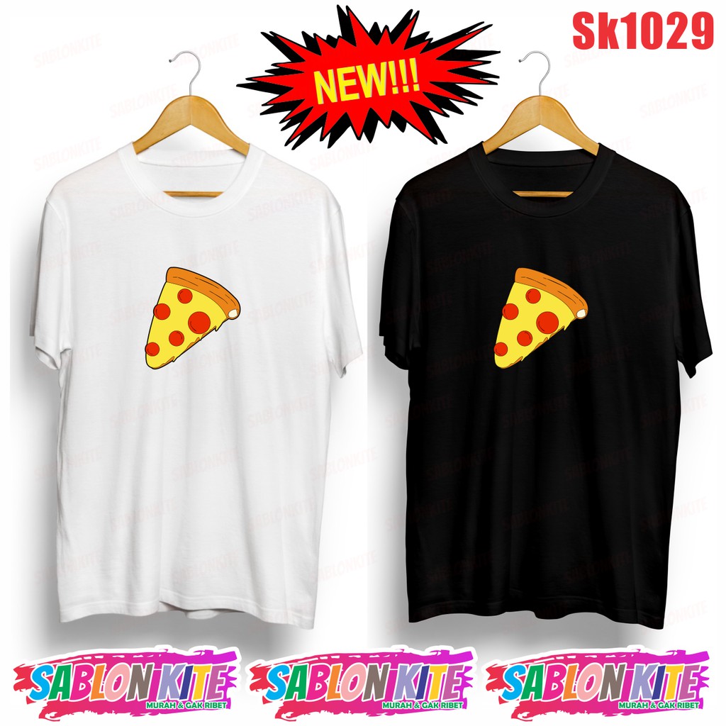 MURAH!!! KAOS TEMPUSS PIZZA UNISEX SK1029 UNISEX COMBED 30S