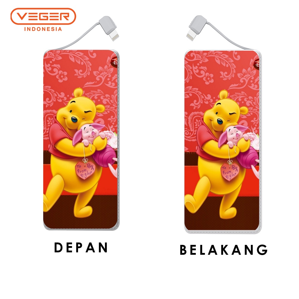 Powerbank Custom Veger 10000 mah 12500 mah 12800 mah 20000 mah