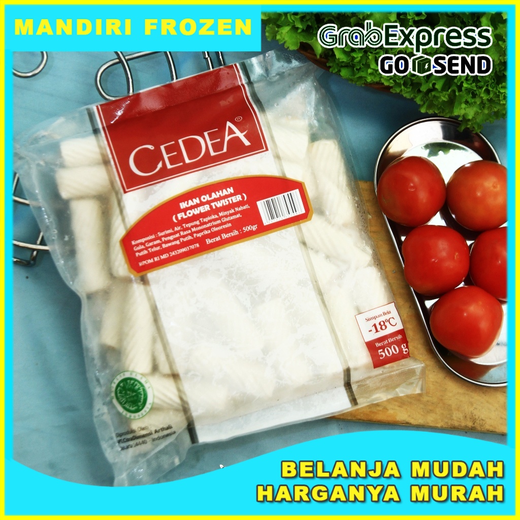 

CEDEA Flower Twister 500gr - Makanan Beku Olahan Murah