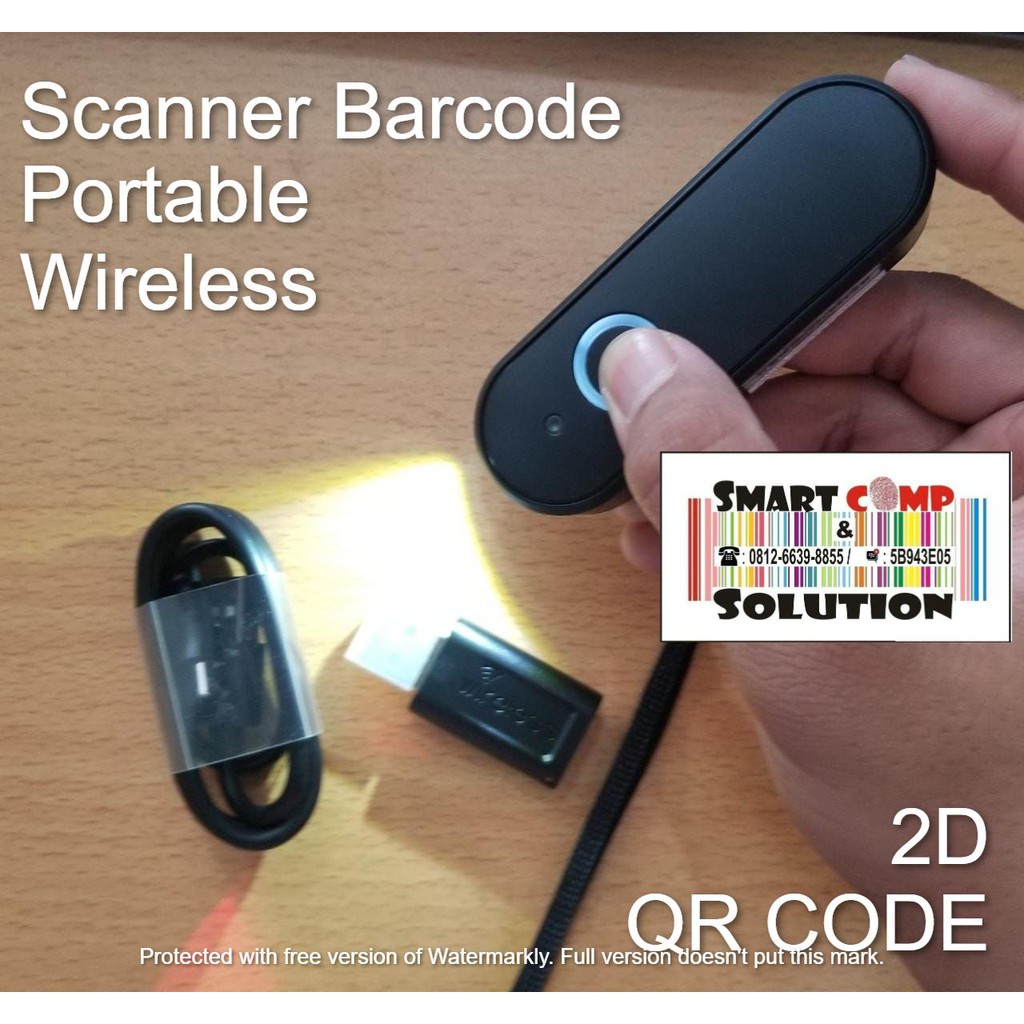 Scanner Barcode Mini Portable 2D Wireless Bison XT60 / XT-60 / XT 60