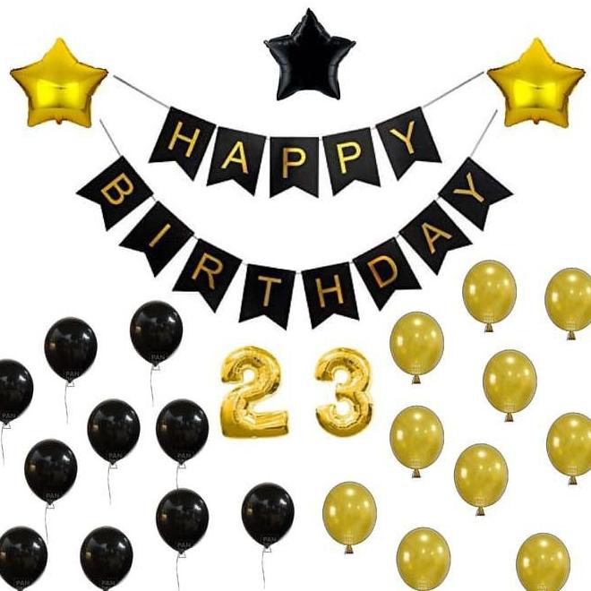 

PAKET DEKOR HAPPY BIRTHDAY BG/ HIASAN ULANG TAHUN/ DEKORASI BDAY