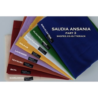 Jilbab Saudia Ansania PART3 Kerudung  Rawis Segiempat 