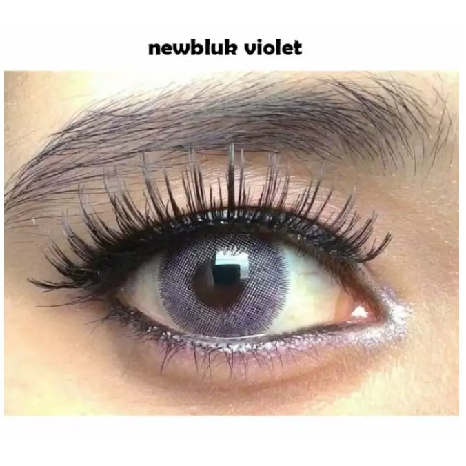 SOFTLENS MINUS DAN NORMAL NEWBLUK VIOLET 15mm (0.00 sd -6.00) GRATIS TEMPAT SOFLEN