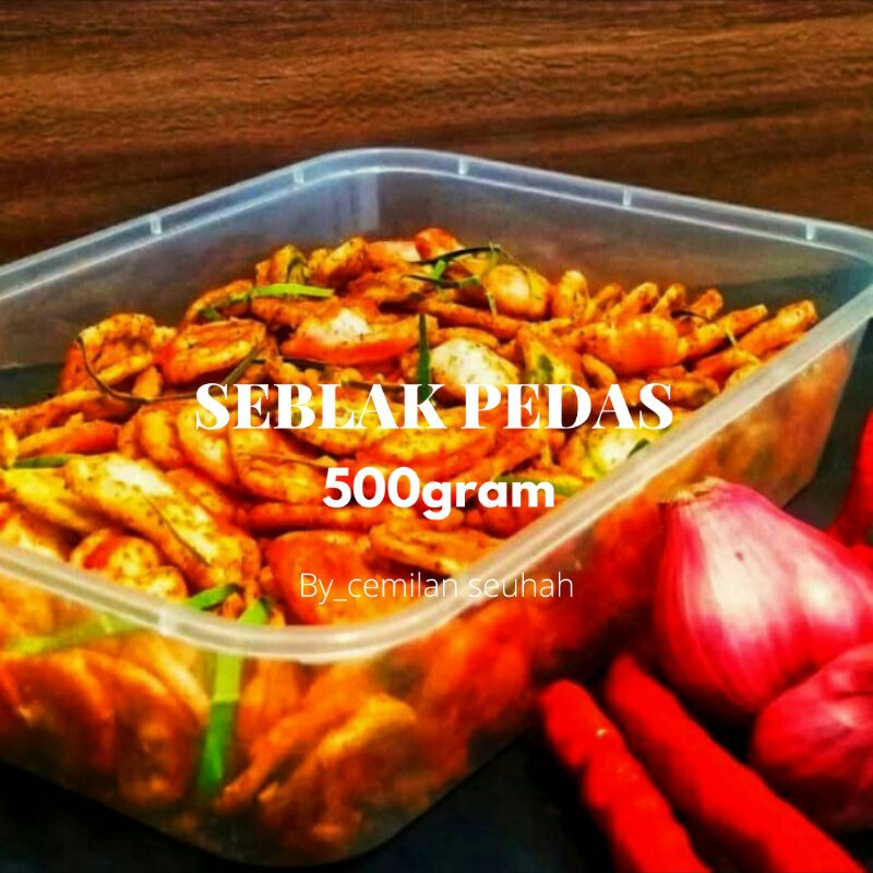 seblak kerupuk pedas daun jeruk isi 500 gram