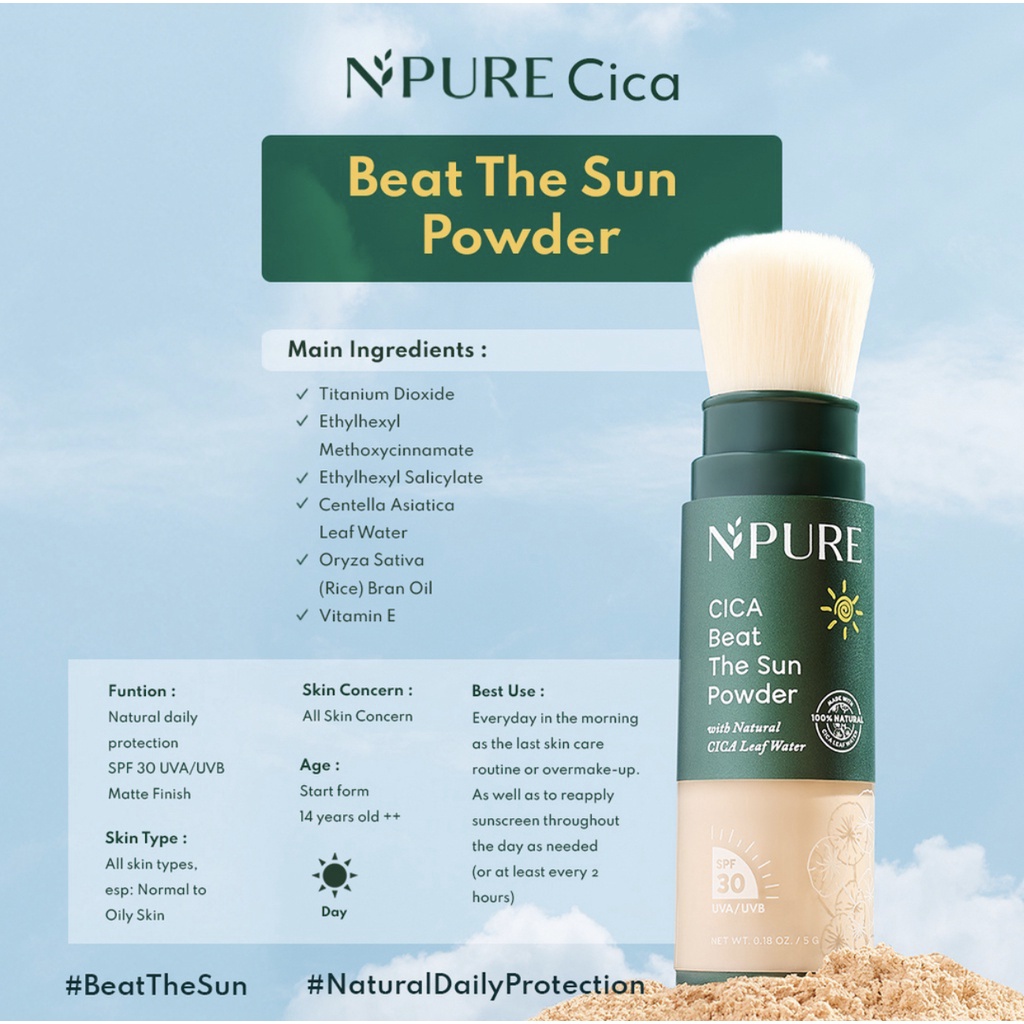 N'PURE Cica Beat The Sun POWDER Npure