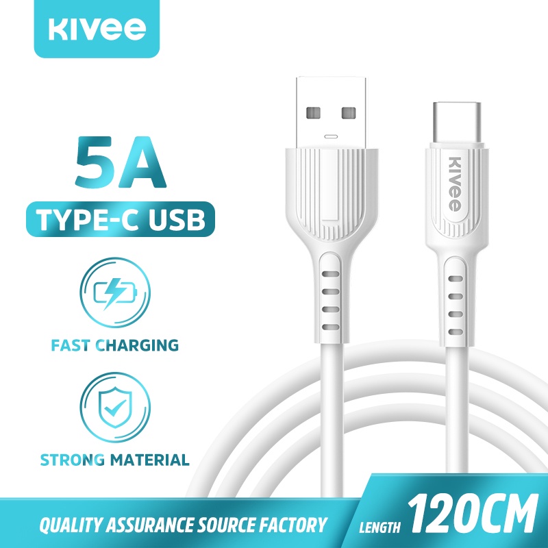 KIVEE charger iphone fast charging 18w PD/QC 3.0 Wall Charger oppo xiaomi Garansi 1 tahun-KV-CT313-12C Type C