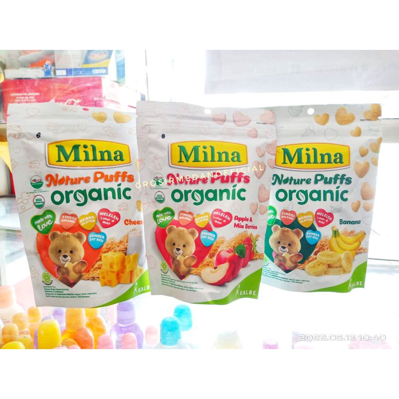 MILNA NATURE PUFF ORGANIC - MAKANAN RINGAN BAYI