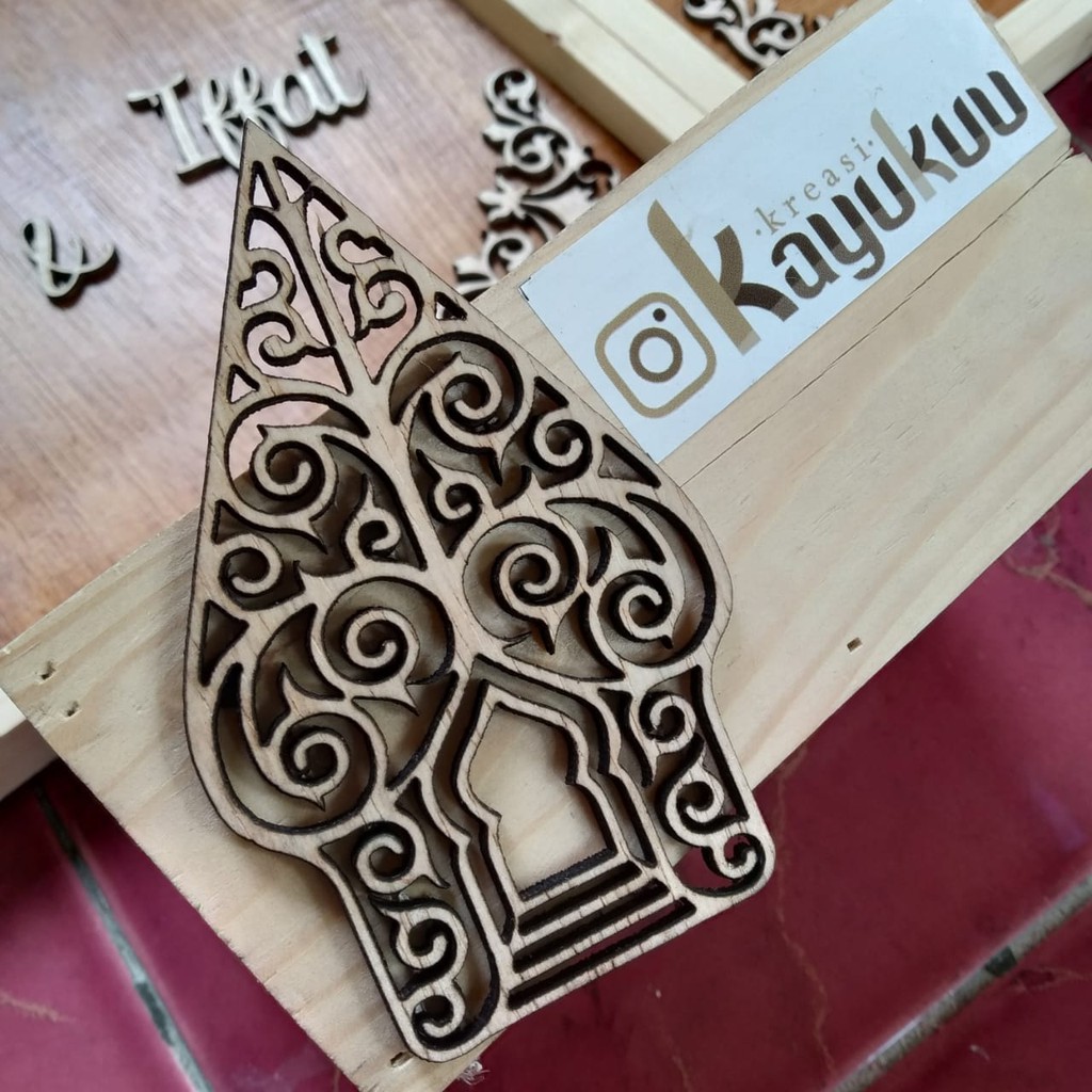 Kreasikayukuu Chipboard Gunungan Bismillah Mahar