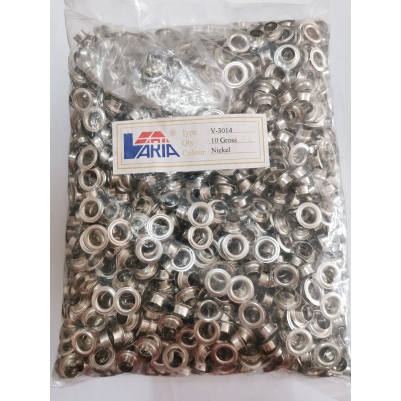 ayam 3014 + ring / ayam eyelet 8mm l / 10gross