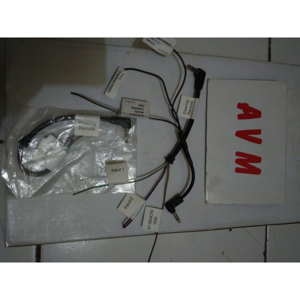 Socket soket kabel remote steering wheel remot stir tape mobil PIONEER SONY KENWOOD