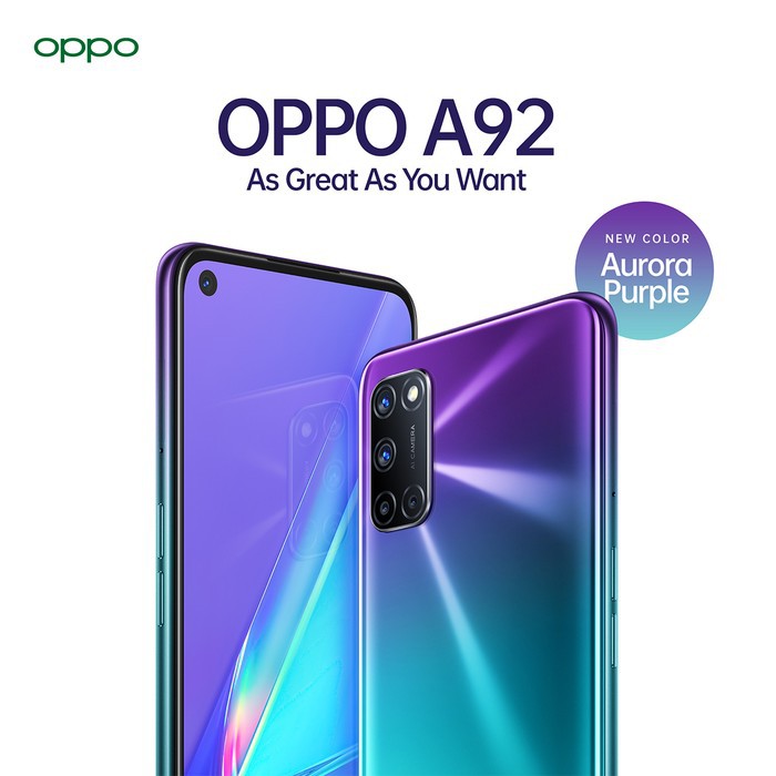 OPPO A92 RAM 6GB ROM 128GB GARANSI RESMI NASIONAL |    Shopee Indonesia