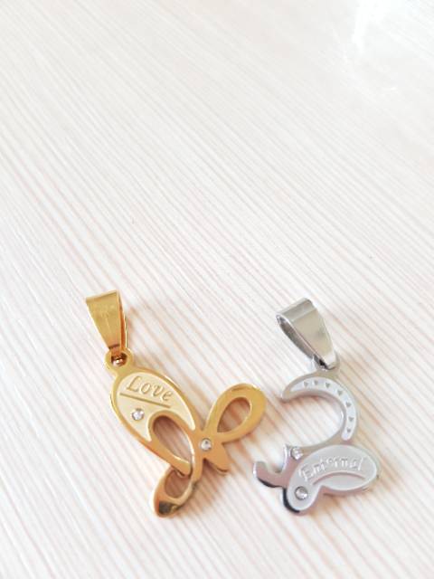 Liontincouple/ liontinkalungtitanium kupu2 cp7