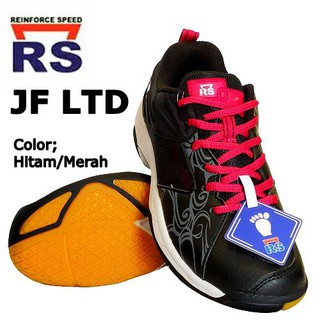  SEPATU  BADMINTON  REINFORCE SPEED JF LTD Hitam  Marah 