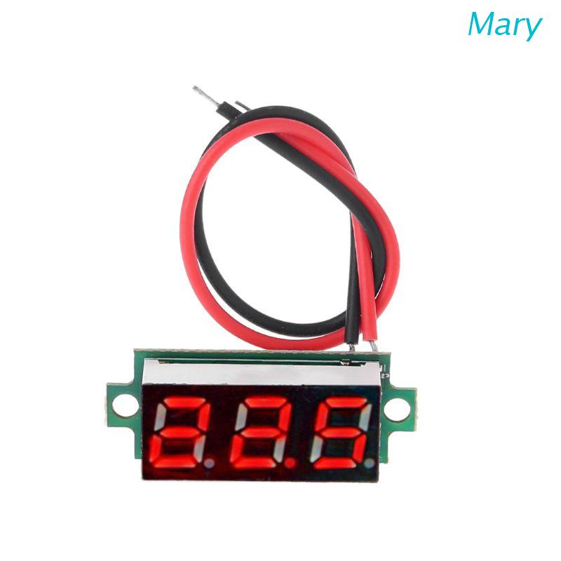 Mary Termometer Digital Dengan 2 Kabel + Layar LED Merah + Range 55℃~125℃ Used Untuk DS18B20 Senso