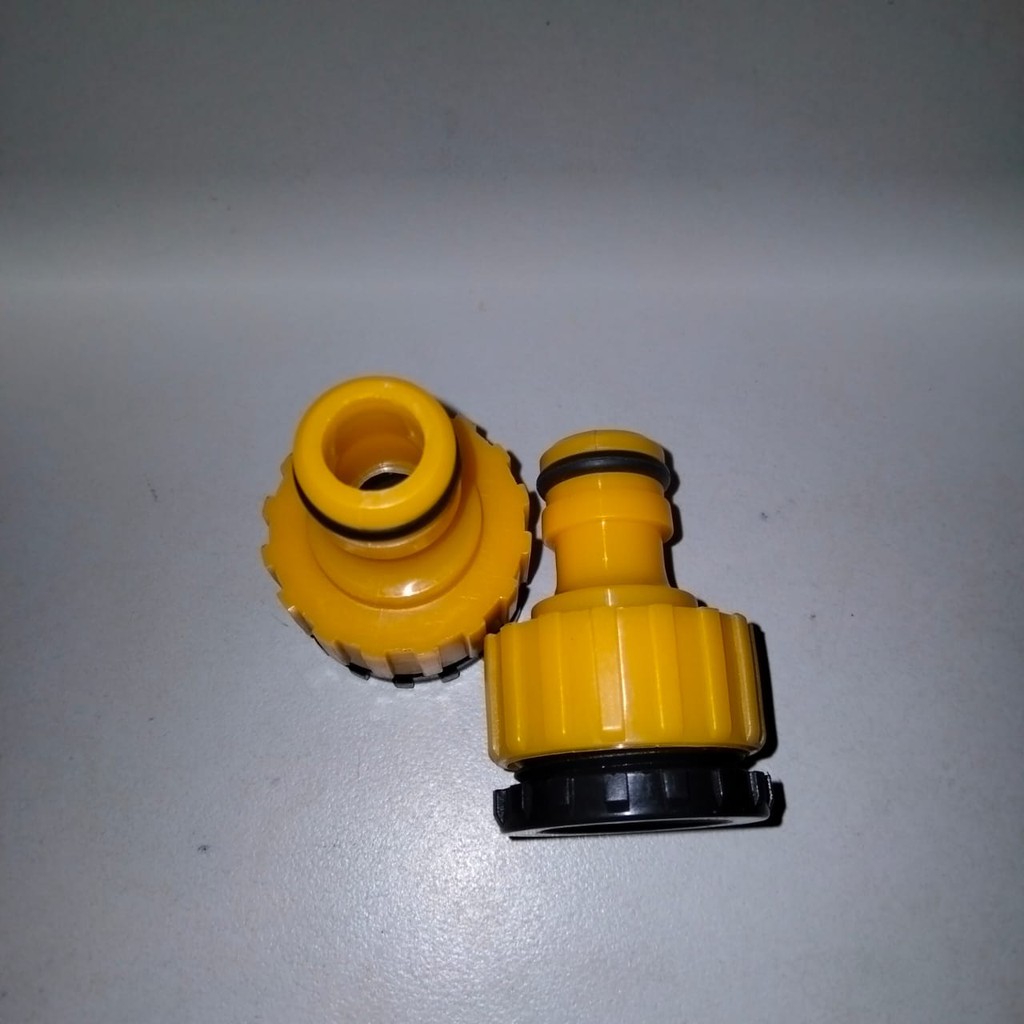 Konektor Keran Kran Tap Hose Adaptor 1/2 3/4 Inch Quick Connector Kran Keran