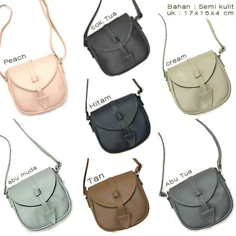 Slingbag murah kekinian kulit/tas selempang wanita mini/tas remaja murah/slingbag remaja/tas wanita